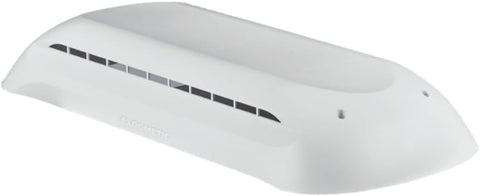 White Dometic Refrigerator Roof Vent Cap - Top Angled View | United RV Parts