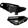 Black PullRite 331725 Capture Plate with Lippert Helux Pinbox - Assembly View | United RV Parts