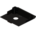 Black Steel PullRite 331760 Quick Connect Capture Plate - 3D Isometric View | United RV Parts