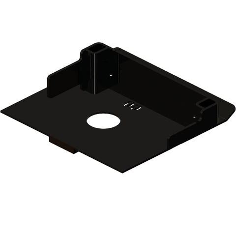Black Steel PullRite 331760 Quick Connect Capture Plate - 3D Isometric View | United RV Parts