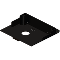 Black Steel Quick Connect Capture Plate 331761 for Trailair Flex Air - Isometric View | United RV Parts