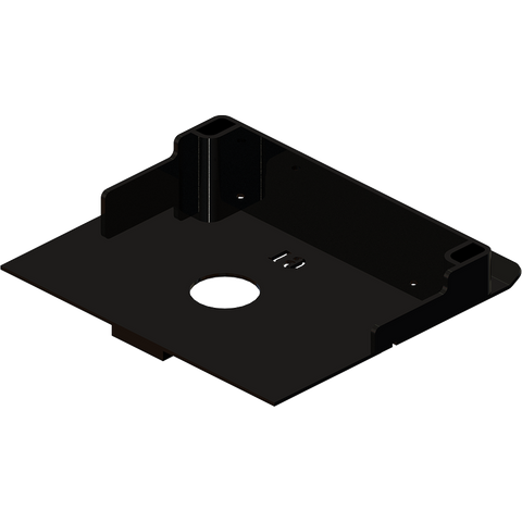 Black Steel Quick Connect Capture Plate 331761 for Trailair Flex Air - Isometric View | United RV Parts