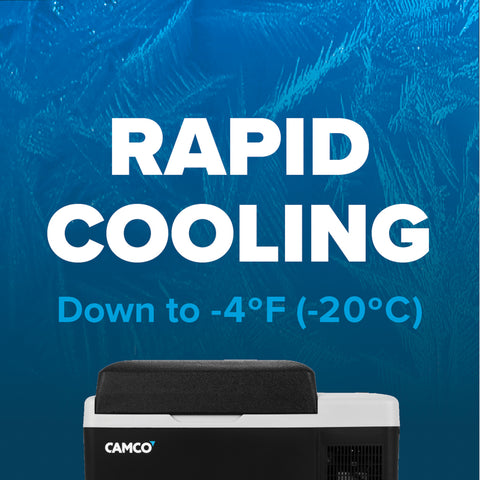 Camco CAM-200 Rapid Cooling to -4°F Feature Chart | United RV Parts