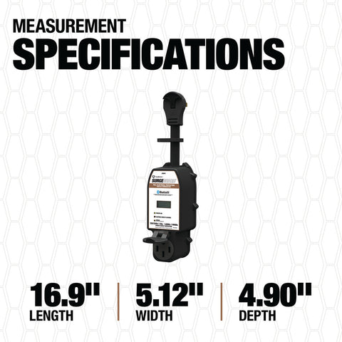 Southwire SurgeGuard 34951 Dimensions Chart - Technical Specifications | United RV Parts