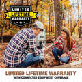 Limited Lifetime Warranty Badge - Autumn Camping Scene | United RV Parts