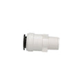 White Plastic 1/2 Inch CTS NPT Male Adapter - Side Profile | United RV Parts