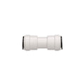 White Plastic AquaLock 1/2" CTS Coupling - Side Profile | United RV Parts