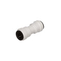 White Plastic AquaLock 1/2" CTS Coupling - Angled View | United RV Parts