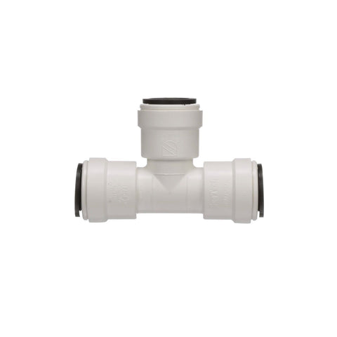 Off-White Polysulfone 1/2" CTS Union Tee Fitting - Front View | United RV Parts