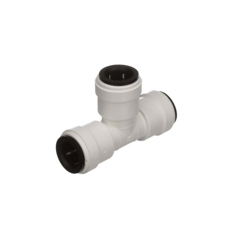 Off-White Polysulfone 1/2" CTS Union Tee RV Plumbing Fitting - Angle View | United RV Parts