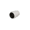 White Plastic AquaLock End Cap - Angled View | United RV Parts