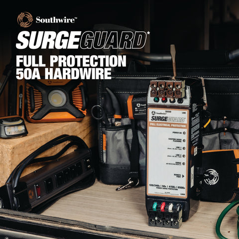 Southwire Surge Guard 35550 50A Hardwire Surge Protector Installed in RV | United RV Parts