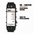 Surge Guard 35550 50 Amp 120/240V RV Surge Protector Features Diagram | United RV Parts