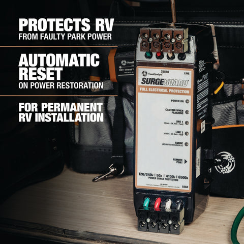Surge Guard RV Power Protection with Automatic Reset for Permanent Installation | United RV Parts