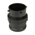 Black Lippert Waste Master Sewer Hose Bayonet Fitting Converter 360785 - Side View | United RV Parts