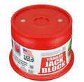 Red Andersen Trailer Jack Block Single Unit - Side Angle | United RV Parts