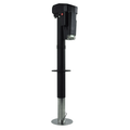 Black Ultra-Fab Electric Tongue Jack 4000 lb 38-944014 - Side View | United RV Parts