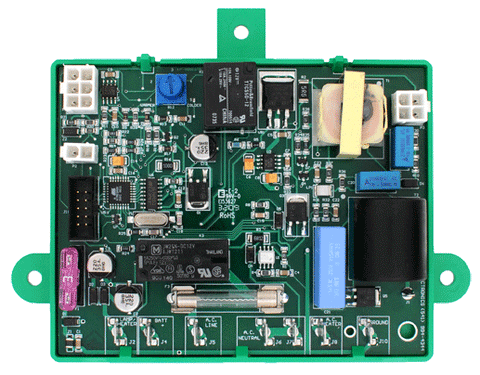 Green Dinosaur Electronics 3850712.01 RV Refrigerator Control Board - Circuit Detail View | United RV Parts