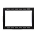 Black Metal High Pointe Microwave Trim Kit - Front View | United RV Parts