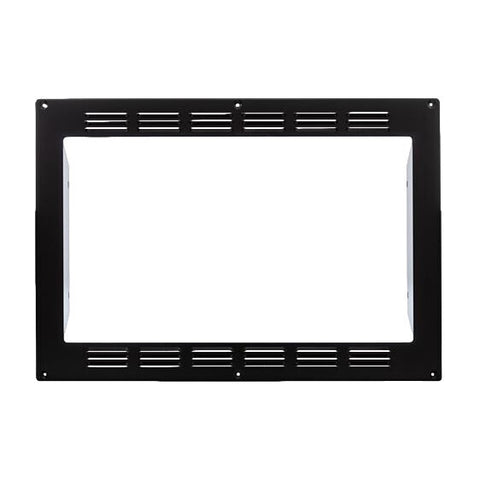 Black Metal High Pointe Microwave Trim Kit - Front View | United RV Parts