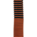 Orange Black Flexible Sewer Hose - Close-up Corrugated Wall Detail | United RV Parts