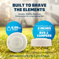Camco 40034 Weather-Resistant Vent Cap Features - Product Information | United RV Parts