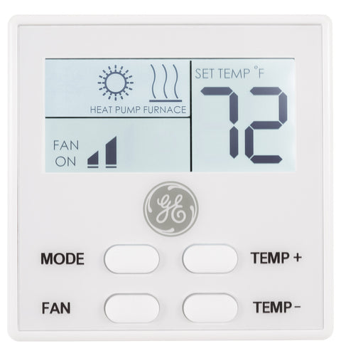 White GE RV Thermostat RARWT2W - Heat Mode Display | United RV Parts