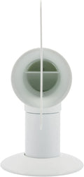 White Camco Cyclone RV Plumbing Vent - Front View Showing Circular Intake | United RV Parts