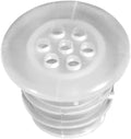 White RV Designer E378 Drain Hose Plug - Angled View | United RV Parts