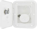 White Valterra A01-2002VP RV Gravity Water Inlet Hatch - Open Interior View | United RV Parts