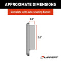 Lippert 421484 Leveling Touchpad Thickness 0.6 Inches - Side Profile View | United RV Parts