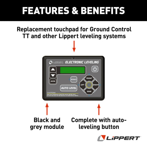 Lippert 421484 RV Leveling Touchpad Features Benefits - Product Overview | United RV Parts