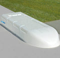 White Camco RV Refrigerator Vent Cover - Installed on Roof | United RV Parts