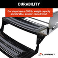 Black Lippert RV Step Durability Features - Close-Up Detail View | United RV Parts