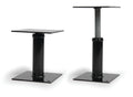 Black Metal Camco RV Step Brace 43681 - Adjustable Height Comparison | United RV Parts