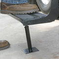 Camco 43691 RV Step Brace Installed Under Entry Step - In-Use Lifestyle View | United RV Parts