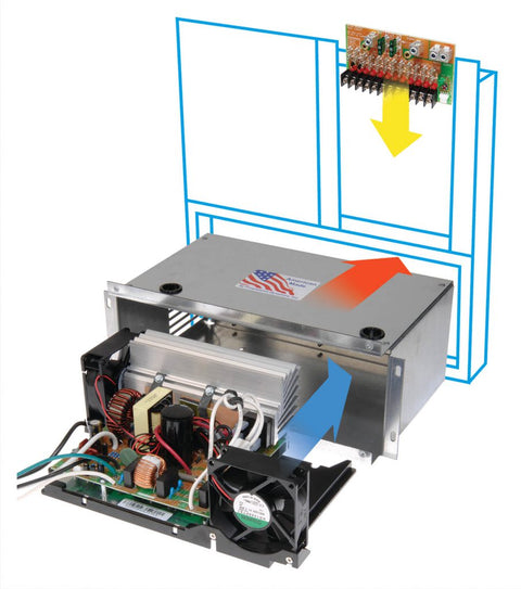 Progressive Dynamics PD4635V RV Power Converter - Replacement Section Installation Diagram | United RV Parts
