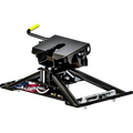 Black PullRite OEX Super 5th 4700 Fifth Wheel Hitch - Front 3/4 View | United RV Parts
