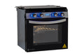 Black InVision 21 Gas Range 480-2230 with Blue Digital Display - Front View | United RV Parts