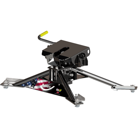 Black PullRite OEX Series Super 5th Wheel Hitch 4800 - Side View | United RV Parts