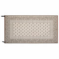 Beige Weather-Resistant RV Patio Mat - Reverse Side Detail | United RV Parts