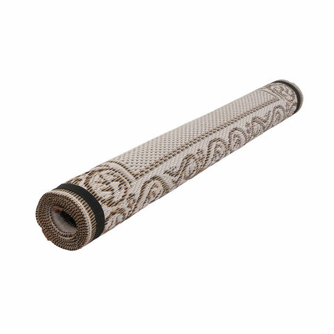 Beige Faulkner RV Patio Mat - Rolled for Storage | United RV Parts