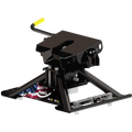 Black Steel PullRite OEX Super 5th 4900 Fifth Wheel Hitch - 3/4 Angle View | United RV Parts