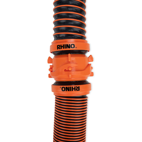 Orange RHINO Branded Sewer Hose Fitting - Connection Detail | United RV Parts