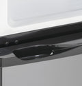 Black Handle Detail on GE RV Refrigerator Door | United RV Parts