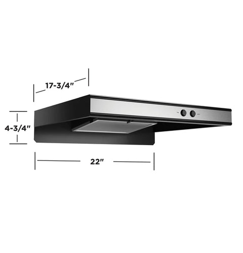 GE Appliances | RV Range Hood | JVXR22SPSS | Vented | Stainless Steel