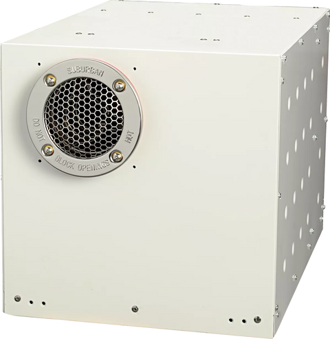 White Suburban 5280A RV Tankless Water Heater - Angled Front View | United RV Parts