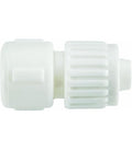 White Flair-It 1/2 Inch PEX to FPT Non-Swivel Adapter 16841 RV Plumbing Fitting - Front View | United RV Parts