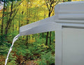 JR Products RV Rain Gutter Spout Installed on RV Roof Draining Water | United RV Parts