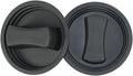 Black Plastic Thetford Titan RV Sewer Hose End Caps - Top View | United RV Parts